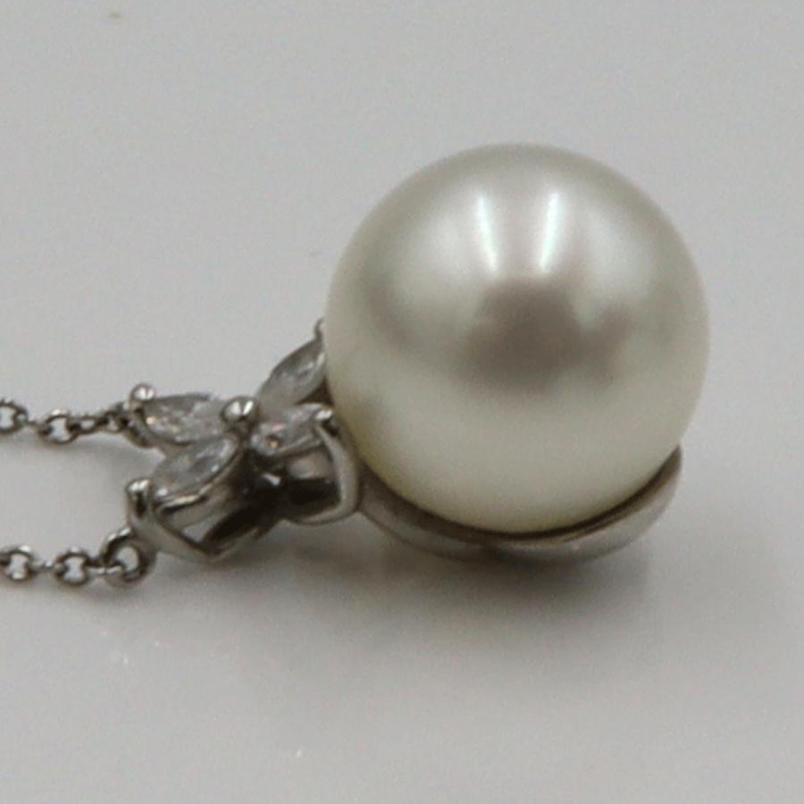 ティファニー(Tiffany & Co)Pt950ビクトリアパールネックレス　重量5.05ｇ(石の重量含む) レディース（中古）