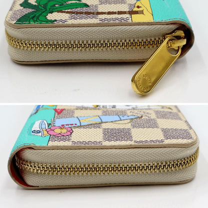 ルイヴィトン(LOUIS VUITTON)　ダミエアズール　ジッピー・ウォレット　N40507　2023年クリスマス限定アイテム　レディース（中古）