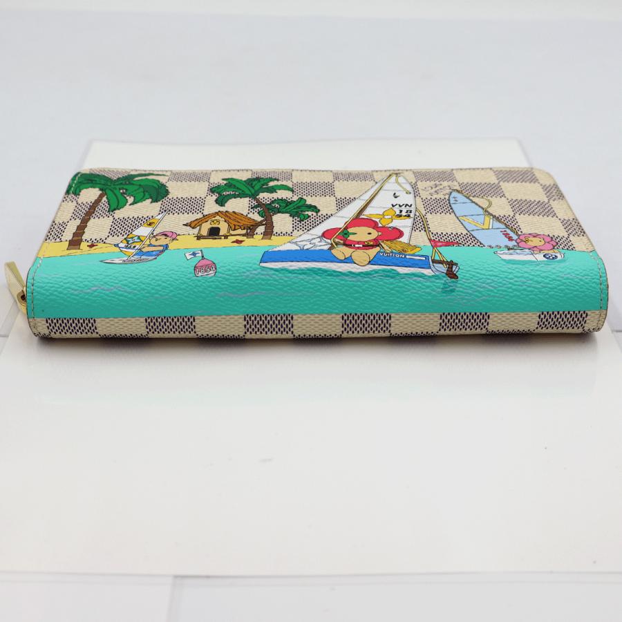 ルイヴィトン(LOUIS VUITTON)　ダミエアズール　ジッピー・ウォレット　N40507　2023年クリスマス限定アイテム　レディース（中古）