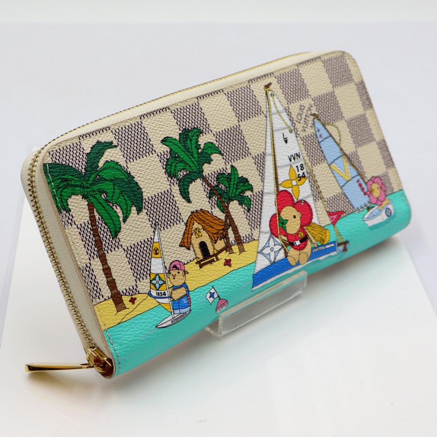 ルイヴィトン(LOUIS VUITTON)　ダミエアズール　ジッピー・ウォレット　N40507　2023年クリスマス限定アイテム　レディース（中古）