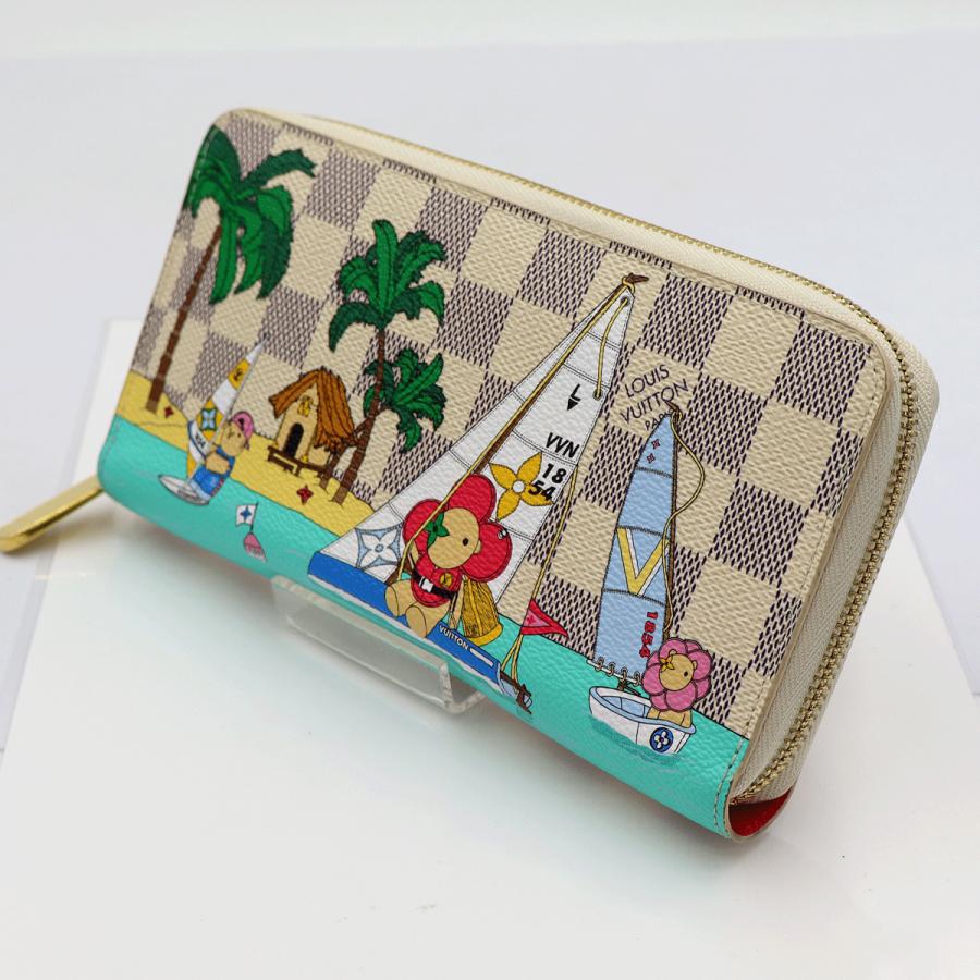 ルイヴィトン(LOUIS VUITTON)　ダミエアズール　ジッピー・ウォレット　N40507　2023年クリスマス限定アイテム　レディース（中古）