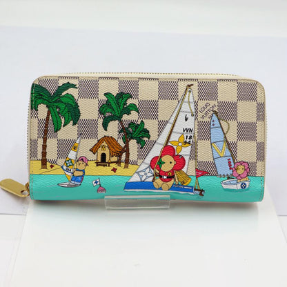 ルイヴィトン(LOUIS VUITTON)　ダミエアズール　ジッピー・ウォレット　N40507　2023年クリスマス限定アイテム　レディース（中古）