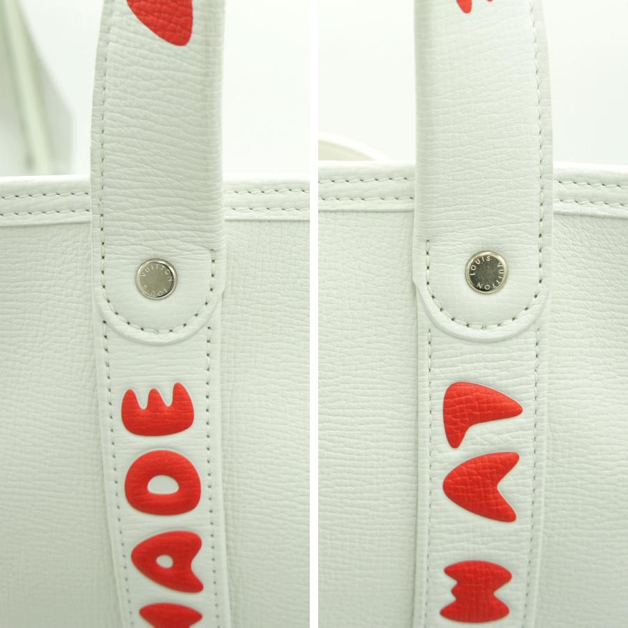 ルイヴィトン（LOUIS VUITTON）NIGOコラボ　トロリー・トート　M59366　2022年春夏メンズコレクション　ショルダーストラップ無し　メンズ(中古）