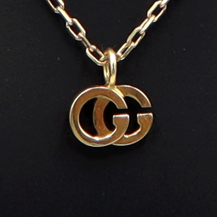グッチ(GUCCI) K18YG　ダブルGネックレス　ネック長さ40cm　重量2.85ｇ　レディース（中古）