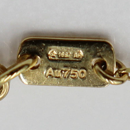 グッチ(GUCCI) K18YG　ダブルGネックレス　ネック長さ40cm　重量2.85ｇ　レディース（中古）