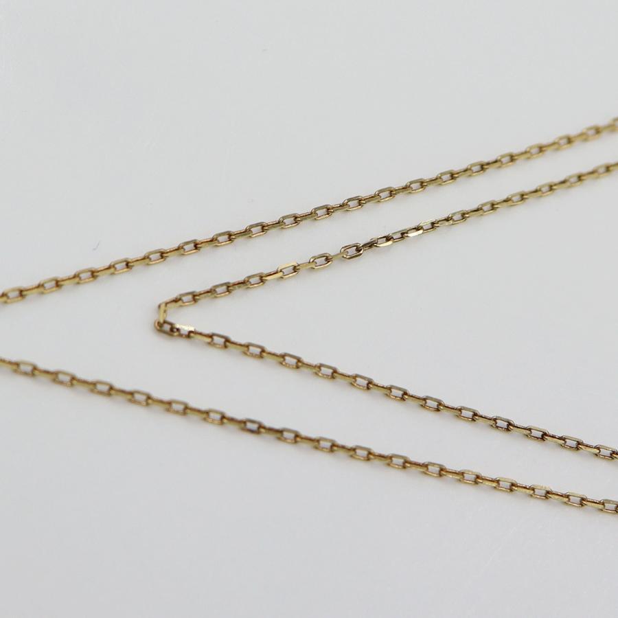 グッチ(GUCCI) K18YG　ダブルGネックレス　ネック長さ40cm　重量2.85ｇ　レディース（中古）