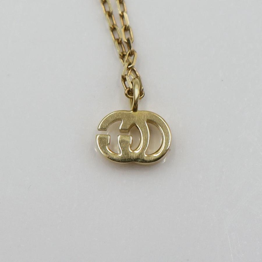 グッチ(GUCCI) K18YG　ダブルGネックレス　ネック長さ40cm　重量2.85ｇ　レディース（中古）