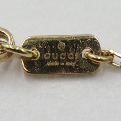 グッチ(GUCCI) K18YG　ダブルGネックレス　ネック長さ40cm　重量2.85ｇ　レディース（中古）