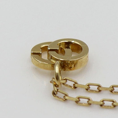 グッチ(GUCCI) K18YG　ダブルGネックレス　ネック長さ40cm　重量2.85ｇ　レディース（中古）