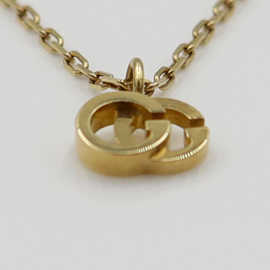 グッチ(GUCCI) K18YG　ダブルGネックレス　ネック長さ40cm　重量2.85ｇ　レディース（中古）