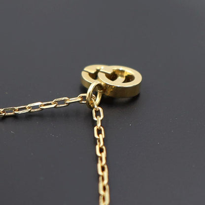 グッチ(GUCCI) K18YG　ダブルGネックレス　ネック長さ40cm　重量2.85ｇ　レディース（中古）