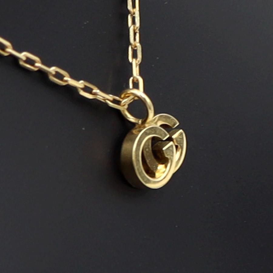 グッチ(GUCCI) K18YG　ダブルGネックレス　ネック長さ40cm　重量2.85ｇ　レディース（中古）