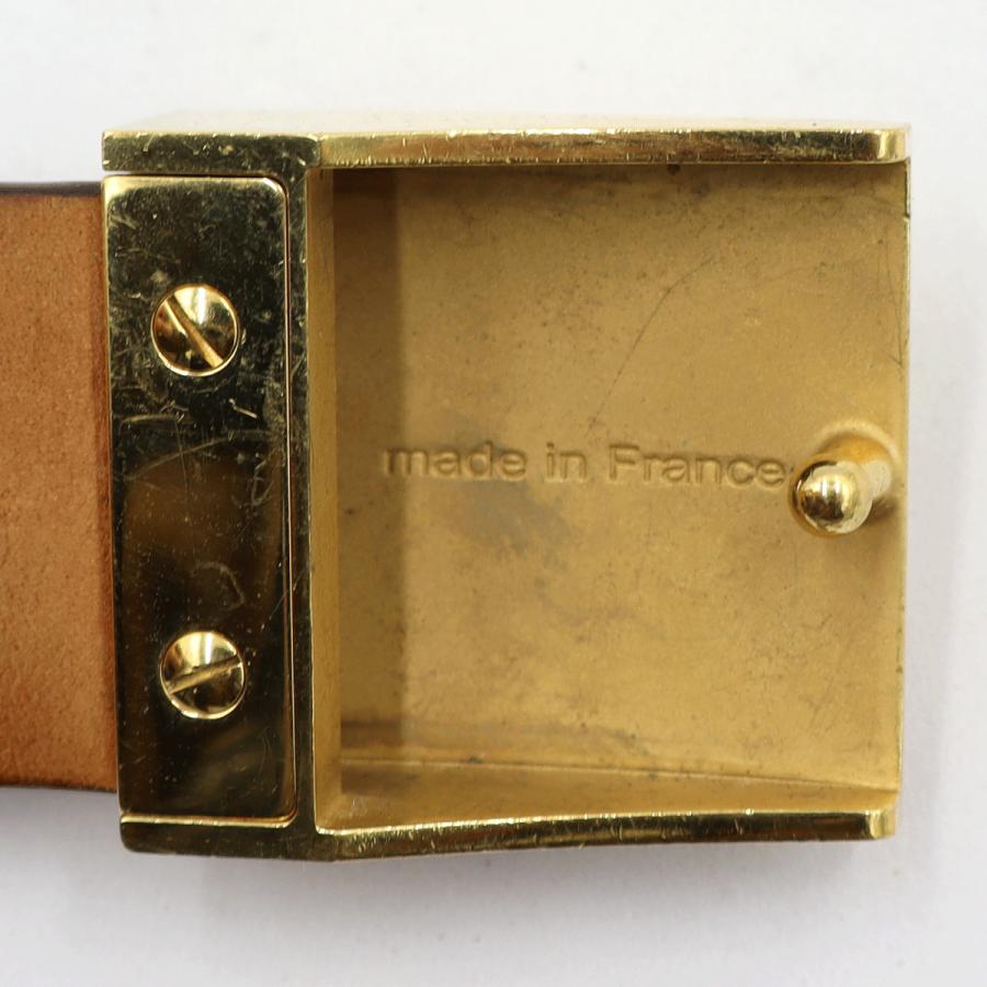 ルイヴィトン（LOUIS VUITTON）モノグラム　サンチュール・キャレ　78cm〜90cm　レディース　（中古）