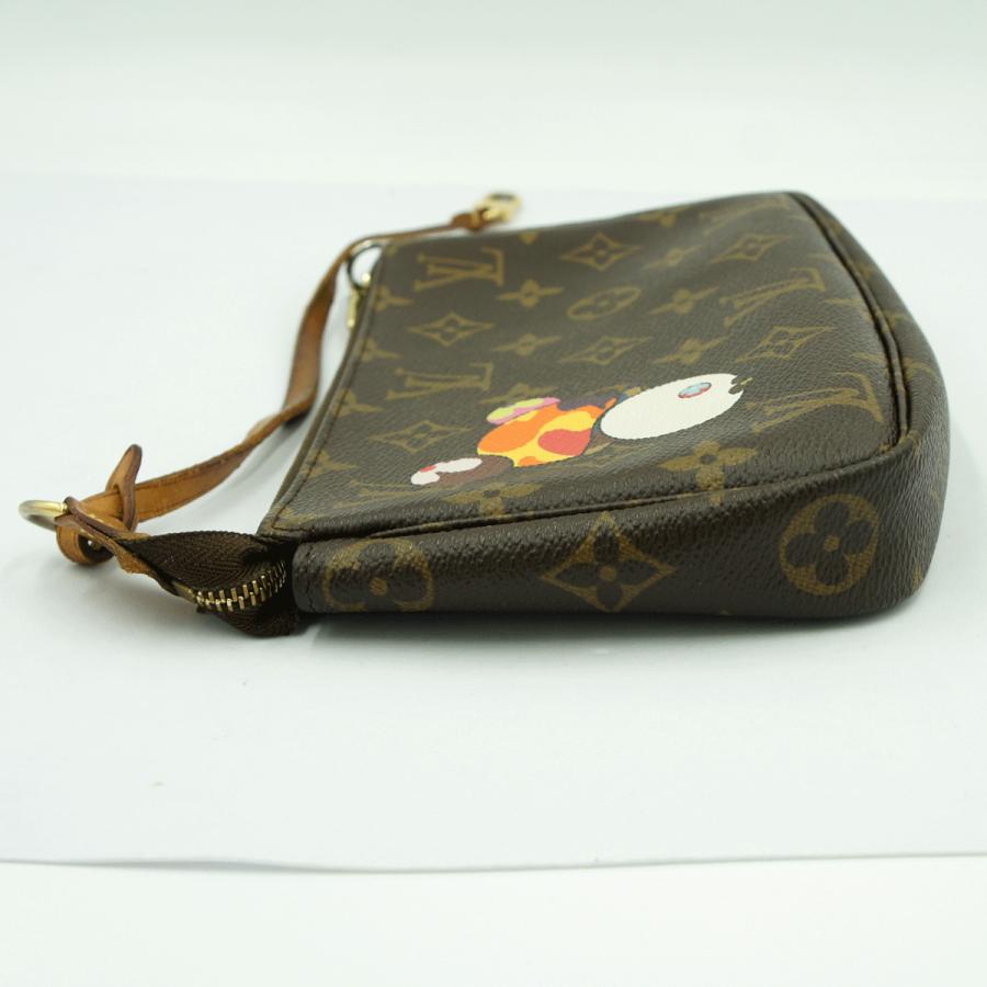 ルイヴィトン（LOUIS VUITTON）モノグラム・パンダ　ポシェット・アクセソワール　M51981　2003年村上隆コラボレーション　レディース（中古）