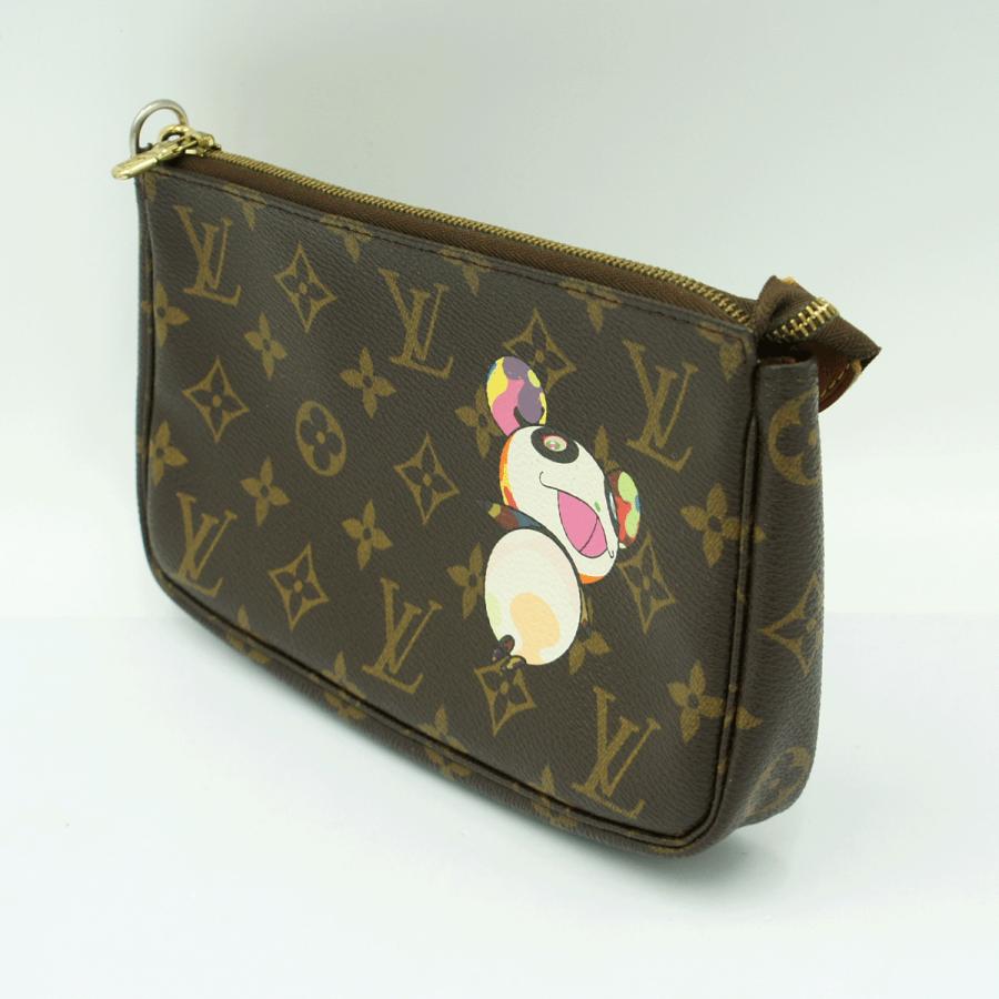 ルイヴィトン（LOUIS VUITTON）モノグラム・パンダ　ポシェット・アクセソワール　M51981　2003年村上隆コラボレーション　レディース（中古）