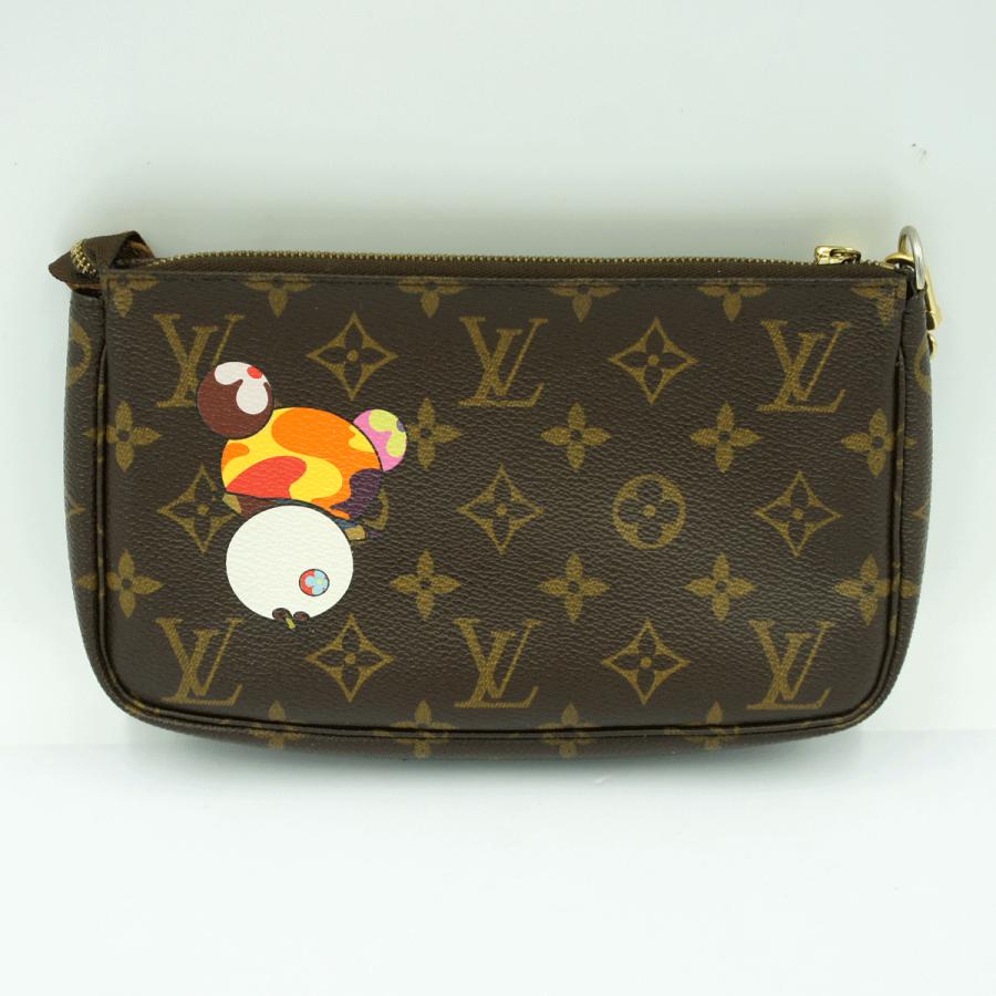 ルイヴィトン（LOUIS VUITTON）モノグラム・パンダ　ポシェット・アクセソワール　M51981　2003年村上隆コラボレーション　レディース（中古）