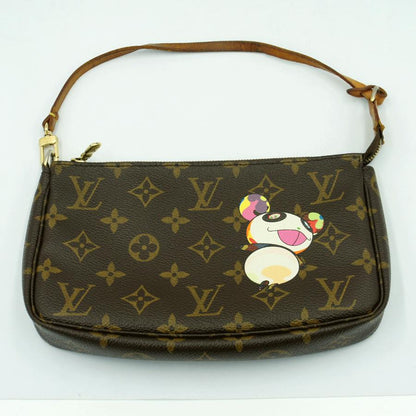 ルイヴィトン（LOUIS VUITTON）モノグラム・パンダ　ポシェット・アクセソワール　M51981　2003年村上隆コラボレーション　レディース（中古）