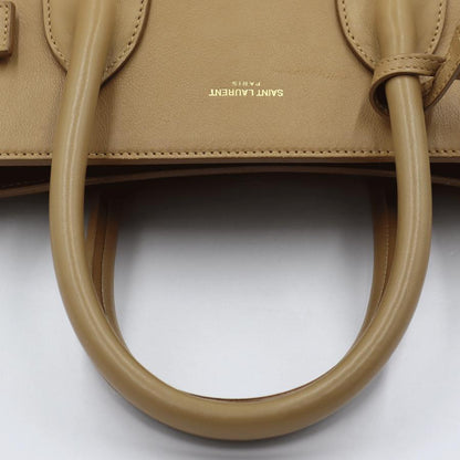 サンローラン（SAINT LAURENT）サックドジュール　スモール　324823　BOO1J　ハンドバッグ　ショルダーストラップ(欠品)　ベージュ　レディース（中古）