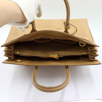 サンローラン（SAINT LAURENT）サックドジュール　スモール　324823　BOO1J　ハンドバッグ　ショルダーストラップ(欠品)　ベージュ　レディース（中古）