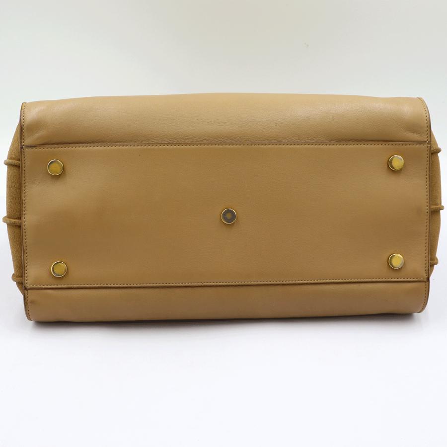 サンローラン（SAINT LAURENT）サックドジュール　スモール　324823　BOO1J　ハンドバッグ　ショルダーストラップ(欠品)　ベージュ　レディース（中古）