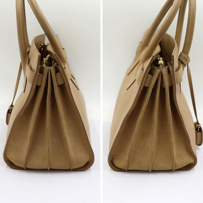 サンローラン（SAINT LAURENT）サックドジュール　スモール　324823　BOO1J　ハンドバッグ　ショルダーストラップ(欠品)　ベージュ　レディース（中古）