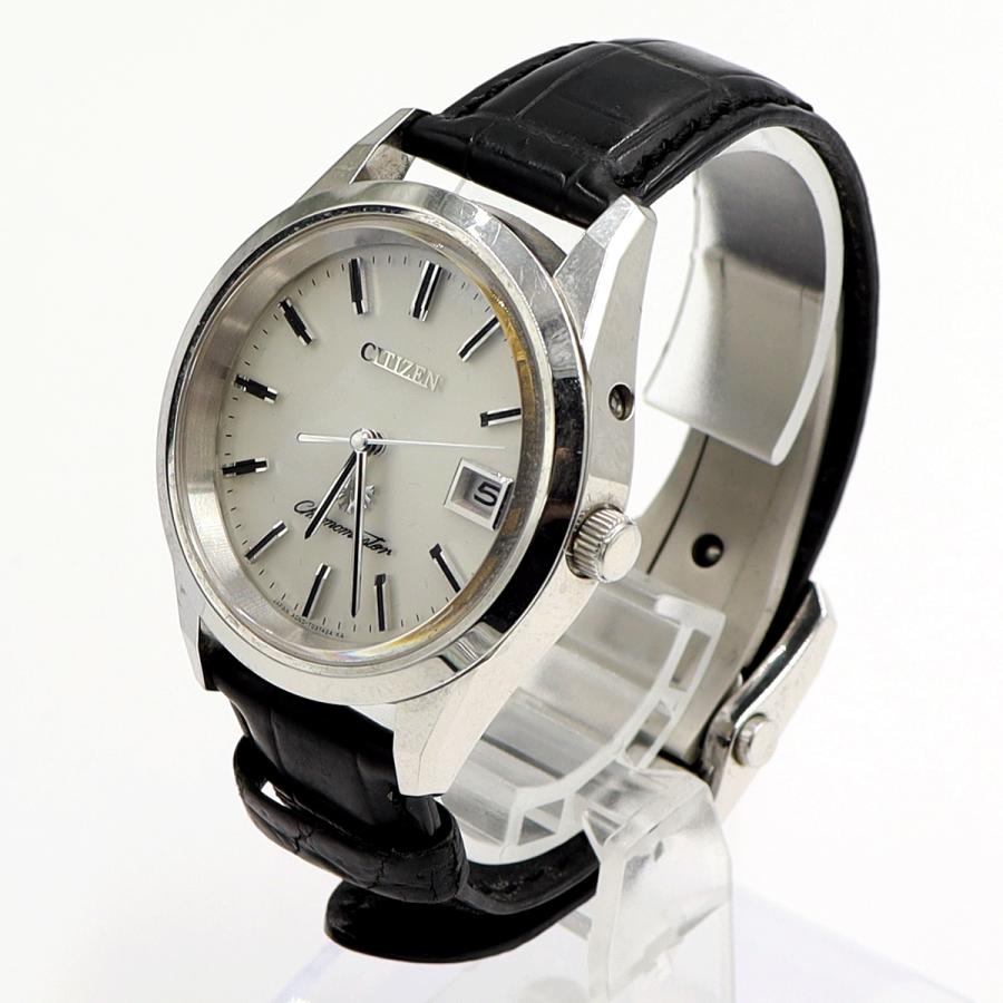 シチズン（CITIZEN）年差エコ・ドライブ　チタニウム　限定300本モデル　AQ4040-06A　10気圧防水　メンズ（中古