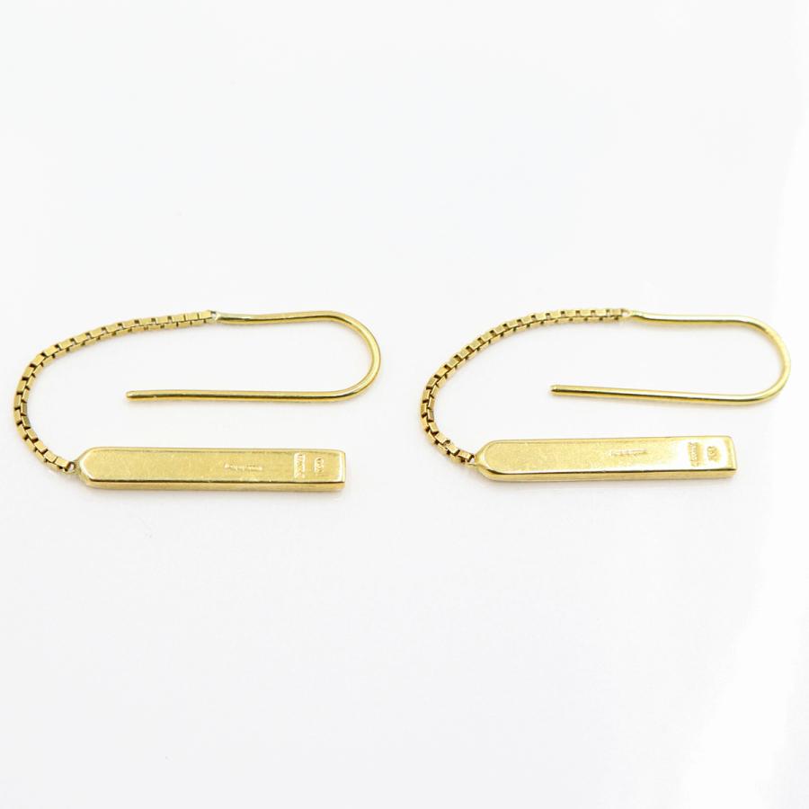 グッチ（GUCCI）750　GUCCIラリアットピアス　重量3.56ｇ　ピアス　レディース（中古）