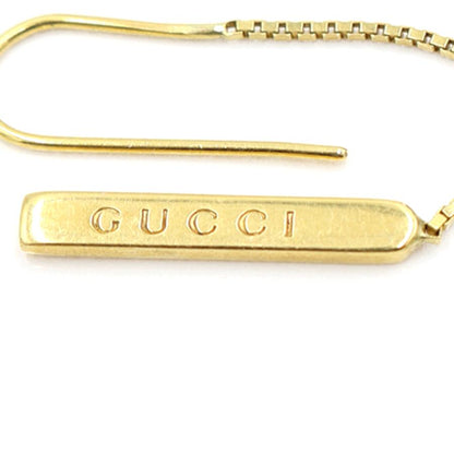 グッチ（GUCCI）750　GUCCIラリアットピアス　重量3.56ｇ　ピアス　レディース（中古）