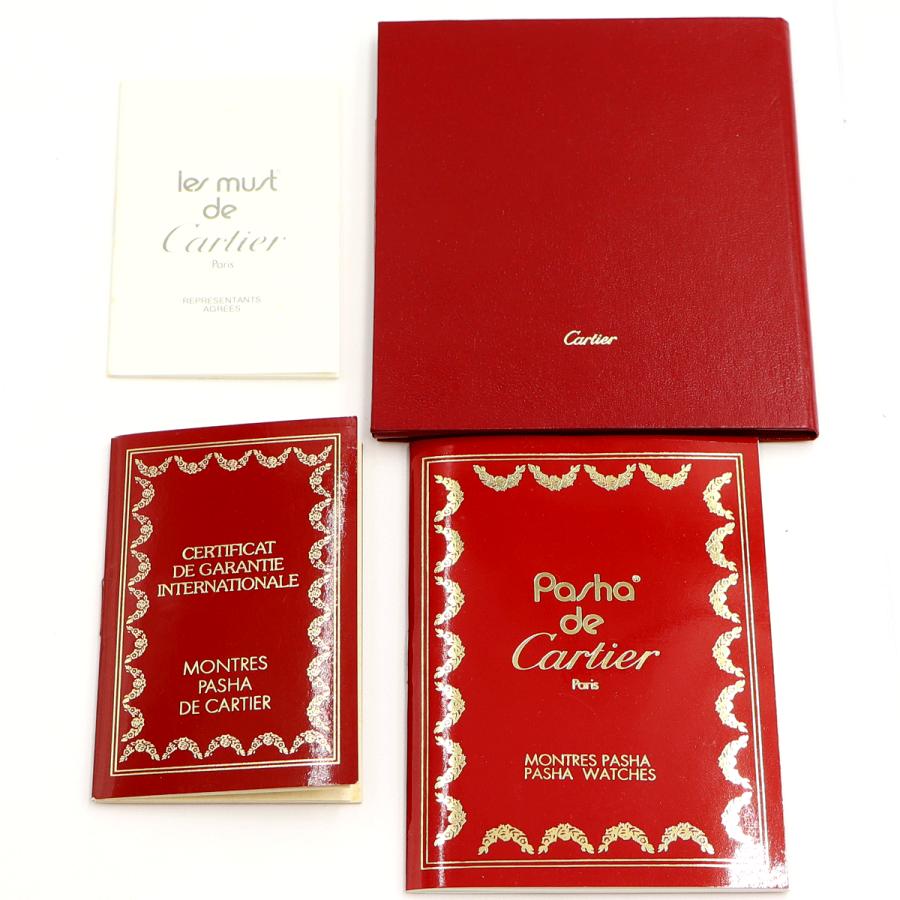 カルティエ(Cartier）パシャ　クロノグラフ　38mm　クォーツ　W3101155　メンズ　レディース（中古）