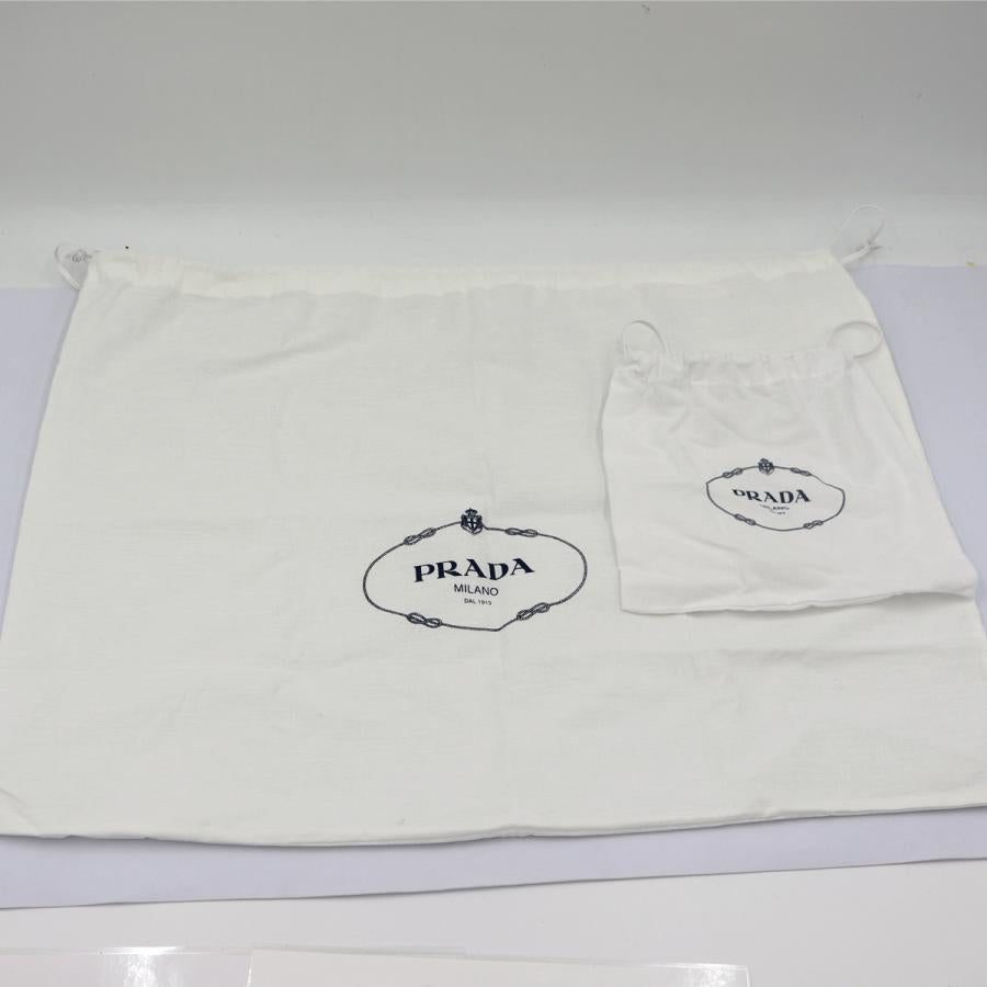 プラダ（PRADA）カナパ　2WAYバッグ　1BG439　ハンドバッグ　ショルダーバッグ　トートバッグ　ブルー　レディース（中古品）