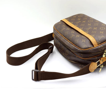 ルイヴィトン（LOUIS VUITTON)　モノグラム　リポーターPM　M45254　ショルダーバッグ　ブラウン　レディース(中古)