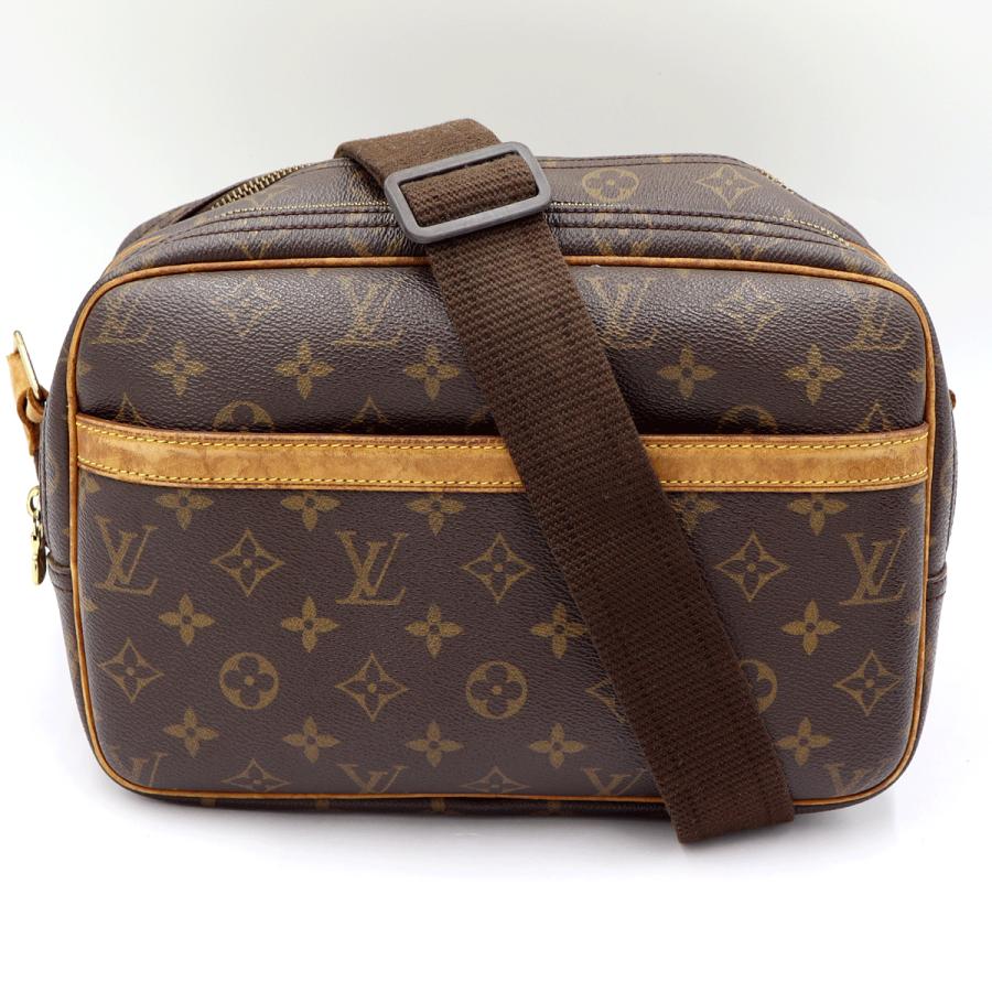 ルイヴィトン（LOUIS VUITTON)　モノグラム　リポーターPM　M45254　ショルダーバッグ　ブラウン　レディース(中古)