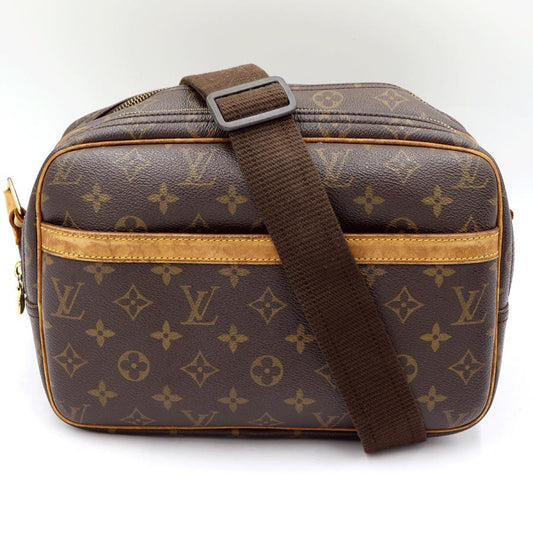 ルイヴィトン（LOUIS VUITTON)　モノグラム　リポーターPM　M45254　ショルダーバッグ　ブラウン　レディース(中古)