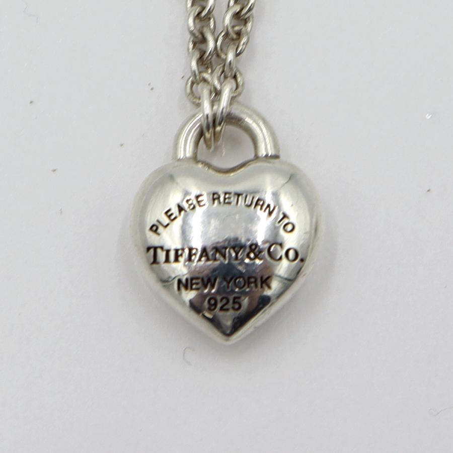 ティファニー(TIFFANY & Co) SV925　フルハートブレスレット　腕回り17cm　重さ5.56g　レディース(中古)