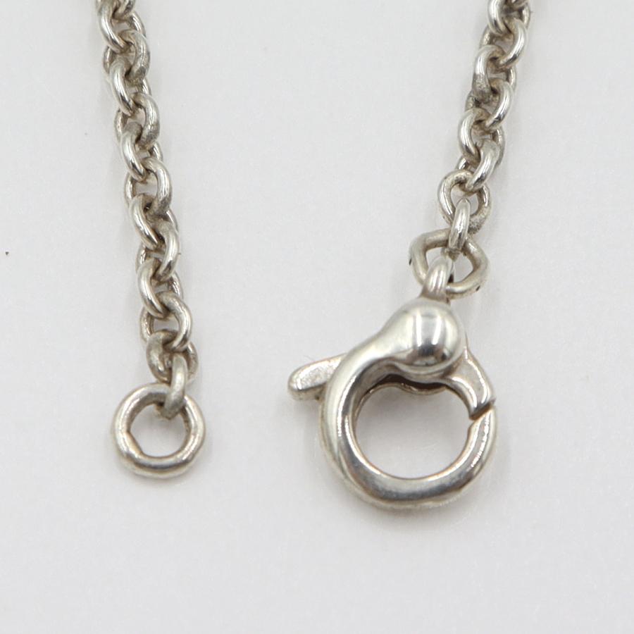 ティファニー(TIFFANY & Co) SV925　フルハートブレスレット　腕回り17cm　重さ5.56g　レディース(中古)