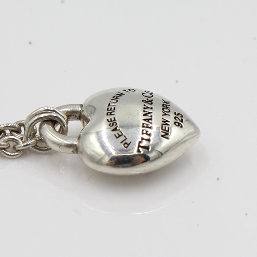 ティファニー(TIFFANY & Co) SV925　フルハートブレスレット　腕回り17cm　重さ5.56g　レディース(中古)