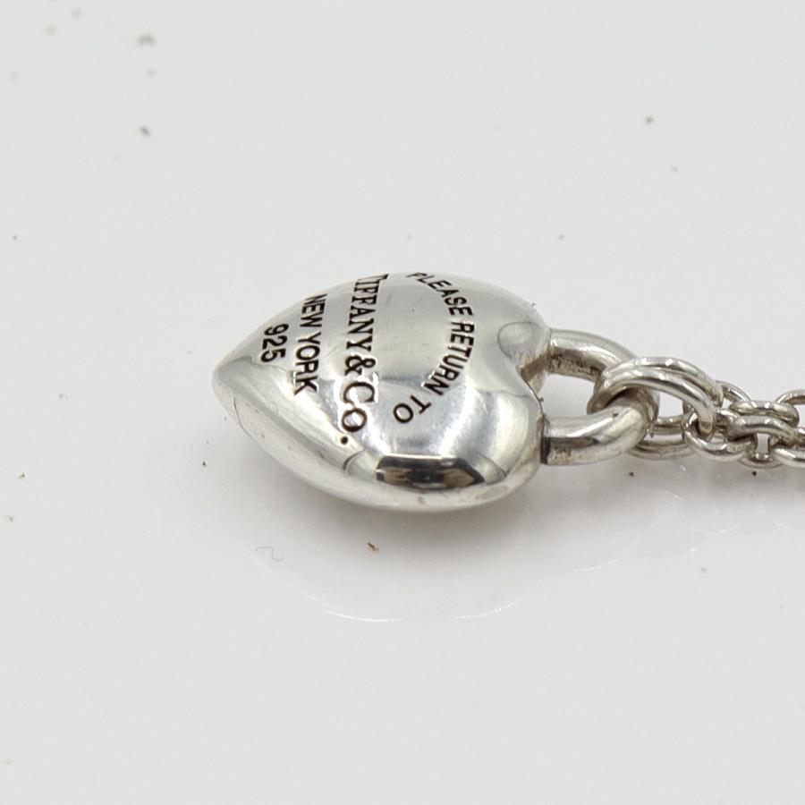 ティファニー(TIFFANY & Co) SV925　フルハートブレスレット　腕回り17cm　重さ5.56g　レディース(中古)