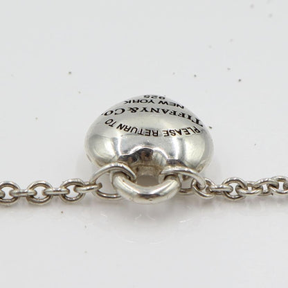 ティファニー(TIFFANY & Co) SV925　フルハートブレスレット　腕回り17cm　重さ5.56g　レディース(中古)