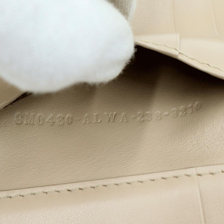 フェンディ（FENDI）FFダイヤモンド三つ折り財布　8M0480-ALWA-F1L2E　レッド/ベージュ　レディース（中古）