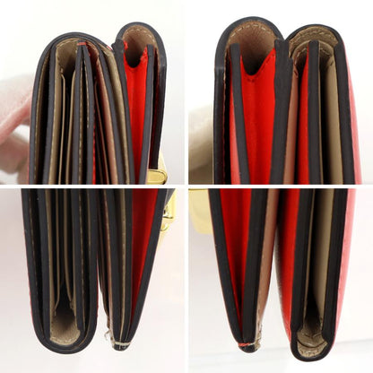 フェンディ（FENDI）FFダイヤモンド三つ折り財布　8M0480-ALWA-F1L2E　レッド/ベージュ　レディース（中古）