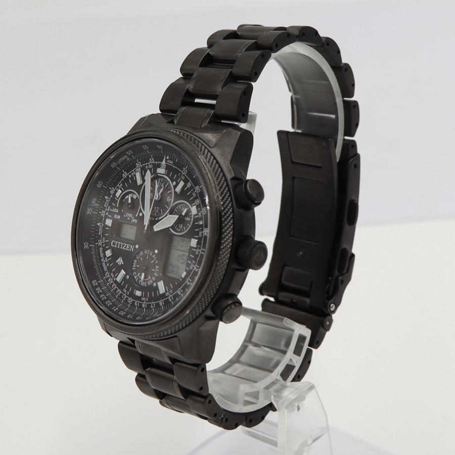 シチズン(CITIZEN)　プロマスタースカイ　エコドライブ　U680-T019692　ソーラー電池　ソーラー電波　メンズ　電波時計（中古）