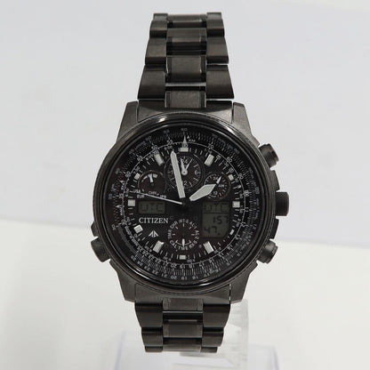 シチズン(CITIZEN)　プロマスタースカイ　エコドライブ　U680-T019692　ソーラー電池　ソーラー電波　メンズ　電波時計（中古）