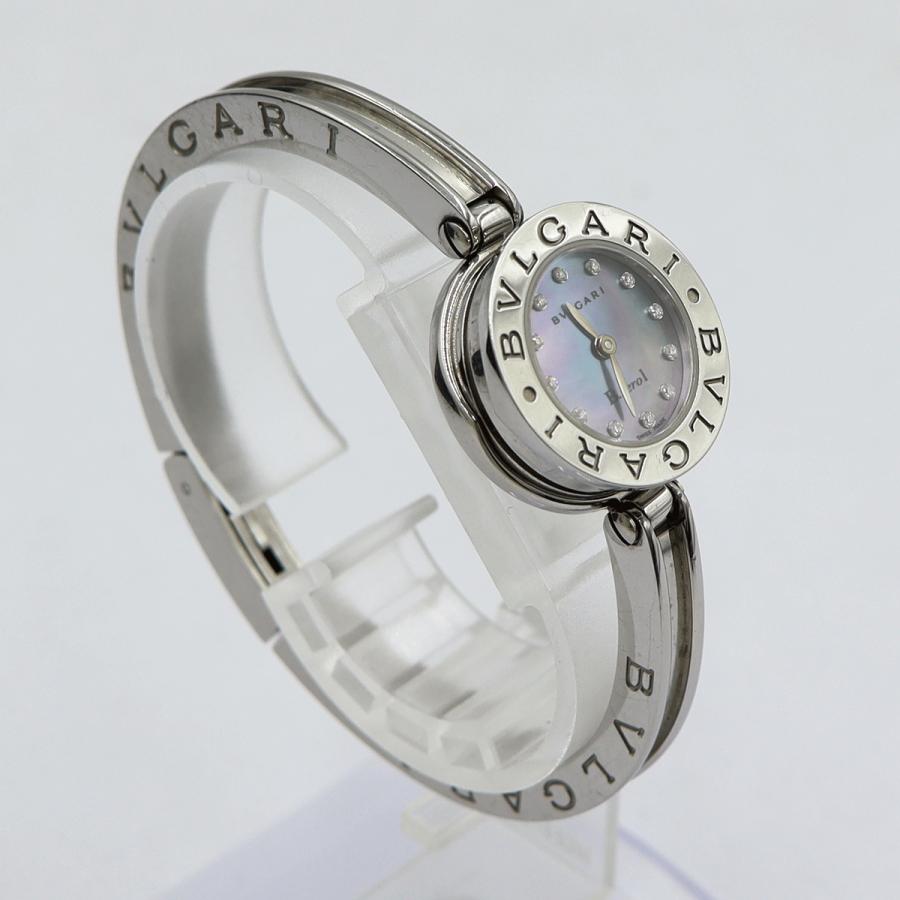 ブルガリ（BVLGARI）B-ZERO1　バングル　BZ22S　12Pダイヤモンド　クォーツ　22.3mm　レディース（中古）