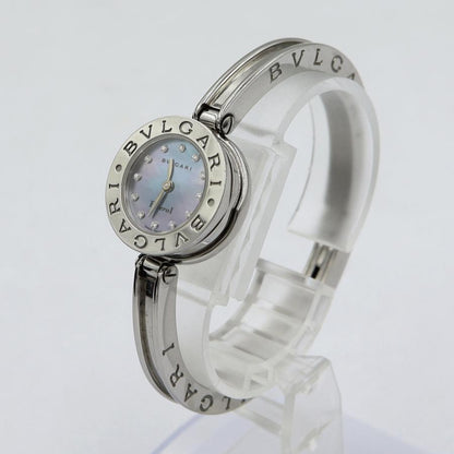 ブルガリ（BVLGARI）B-ZERO1　バングル　BZ22S　12Pダイヤモンド　クォーツ　22.3mm　レディース（中古）