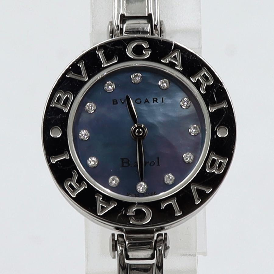 ブルガリ（BVLGARI）B-ZERO1　バングル　BZ22S　12Pダイヤモンド　クォーツ　22.3mm　レディース（中古）