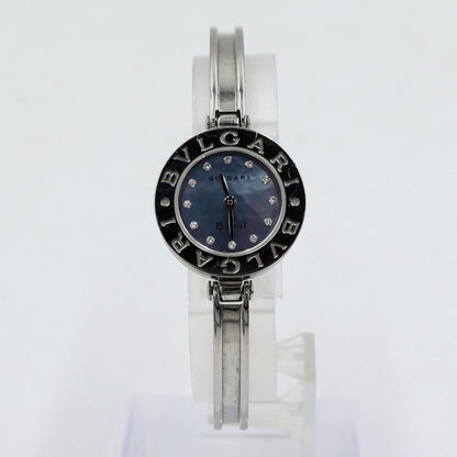 ブルガリ（BVLGARI）B-ZERO1　バングル　BZ22S　12Pダイヤモンド　クォーツ　22.3mm　レディース（中古）