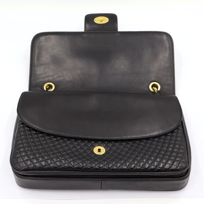 バリー(BALLY) キルティング チェーンショルダー　ショルダーバッグ　ブラック　レディース(中古)