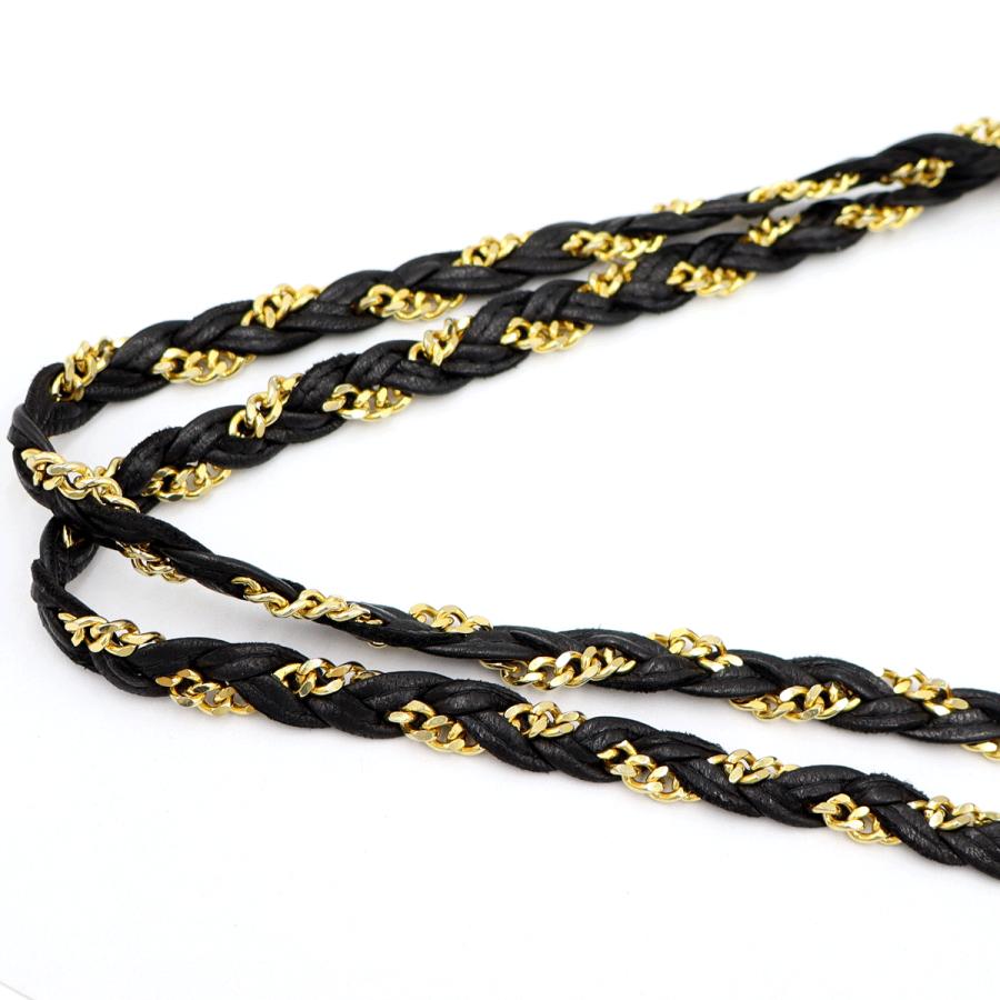 バリー(BALLY) キルティング チェーンショルダー　ショルダーバッグ　ブラック　レディース(中古)