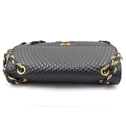 バリー(BALLY) キルティング チェーンショルダー　ショルダーバッグ　ブラック　レディース(中古)