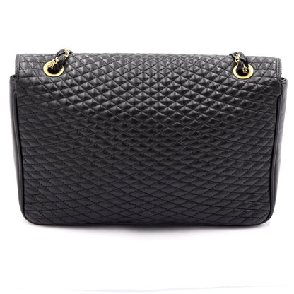 バリー(BALLY) キルティング チェーンショルダー　ショルダーバッグ　ブラック　レディース(中古)